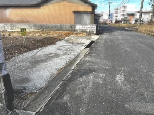 北側道路より撮影