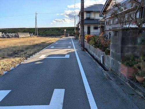 前面道路 